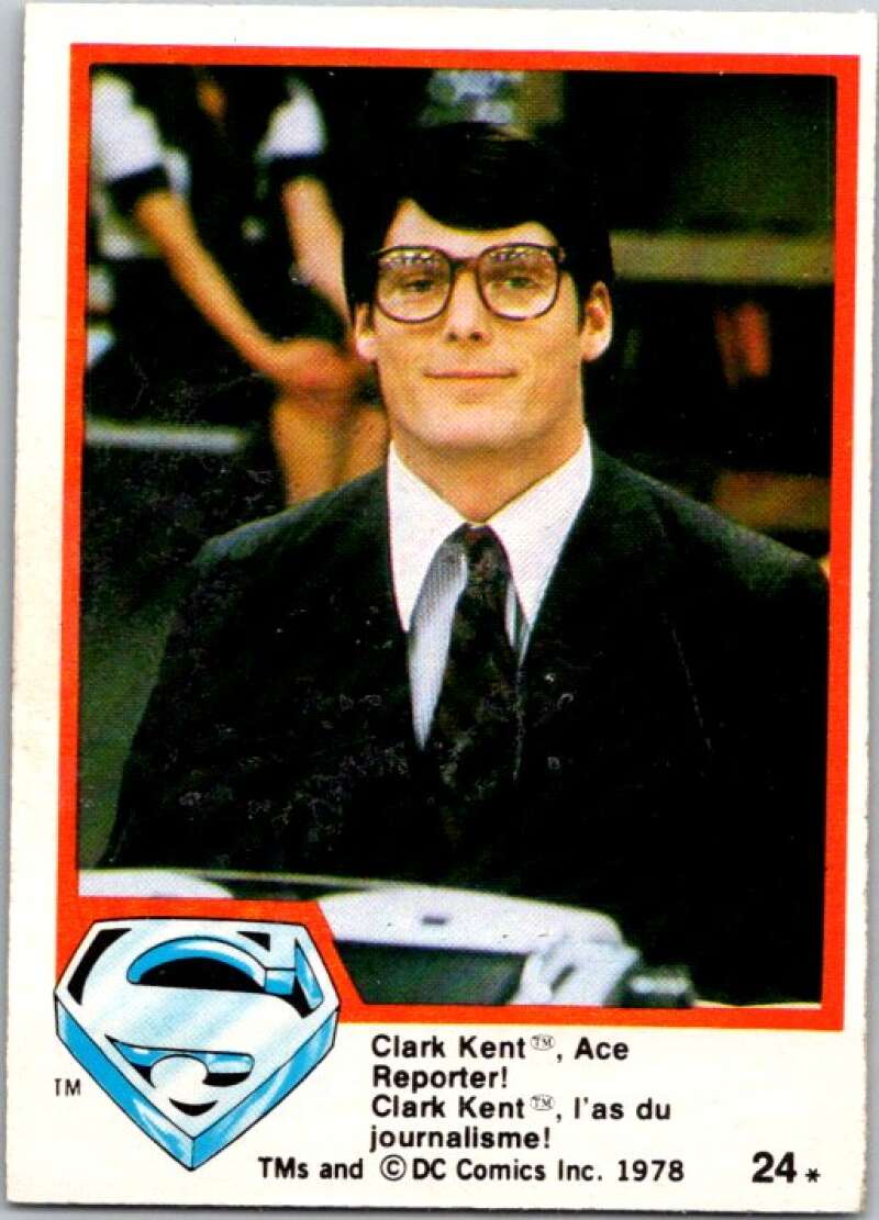 1978 OPC Superman #24 Clark Kent/Ace Reporter!   V51727 Image 1