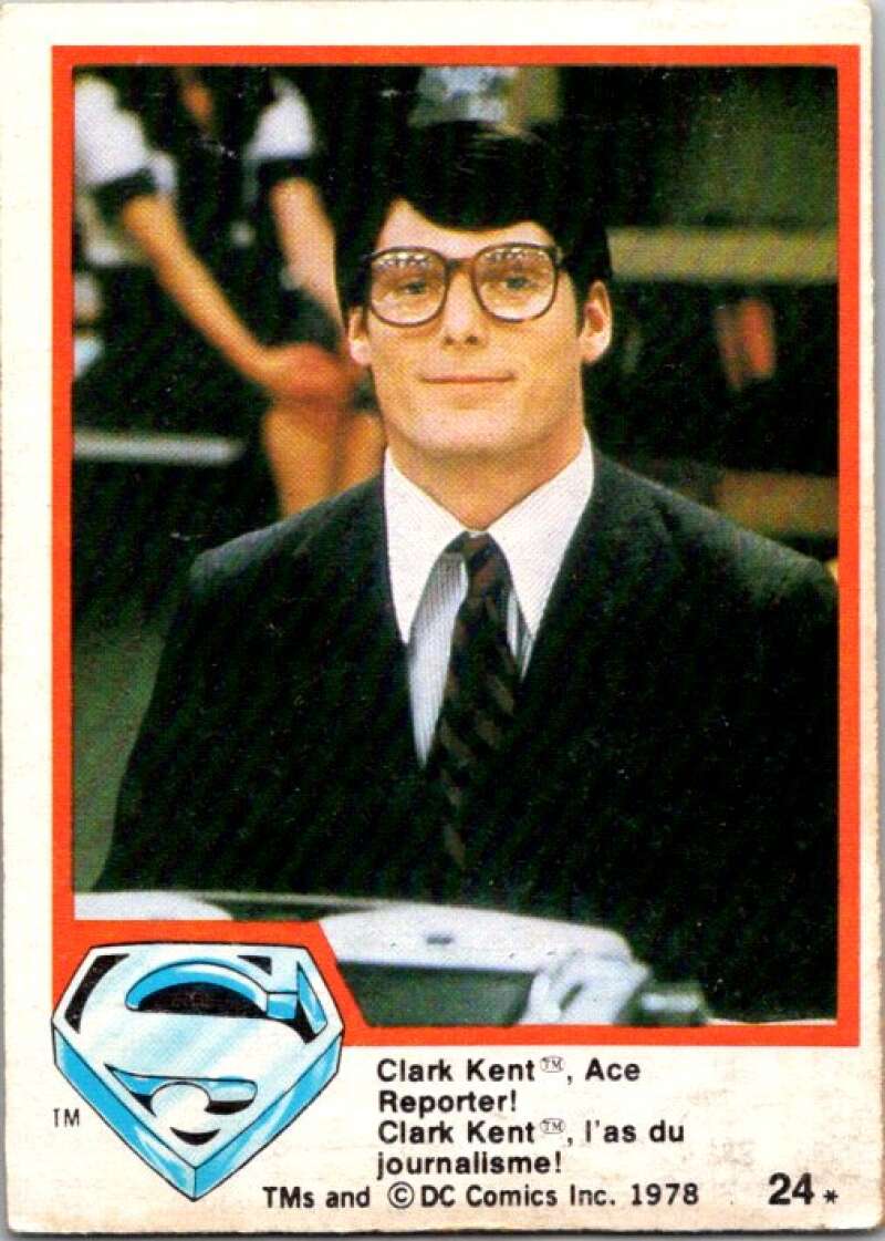 1978 OPC Superman #24 Clark Kent/Ace Reporter!   V51728 Image 1