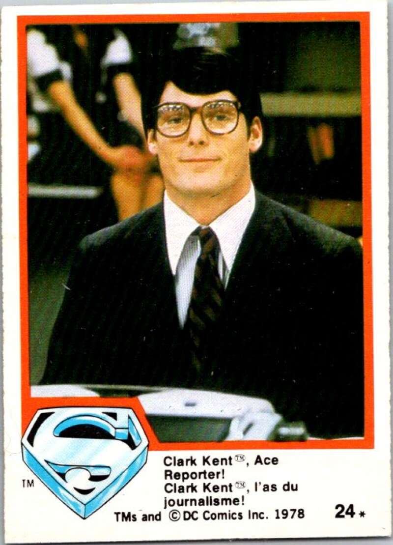 1978 OPC Superman #24 Clark Kent/Ace Reporter!   V51731 Image 1