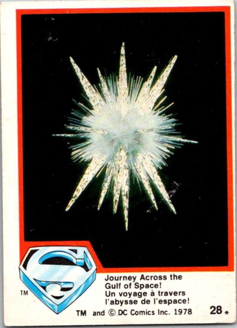 1978 OPC Superman #28 Journey Across the Gulf of Space!   V51752 Image 1