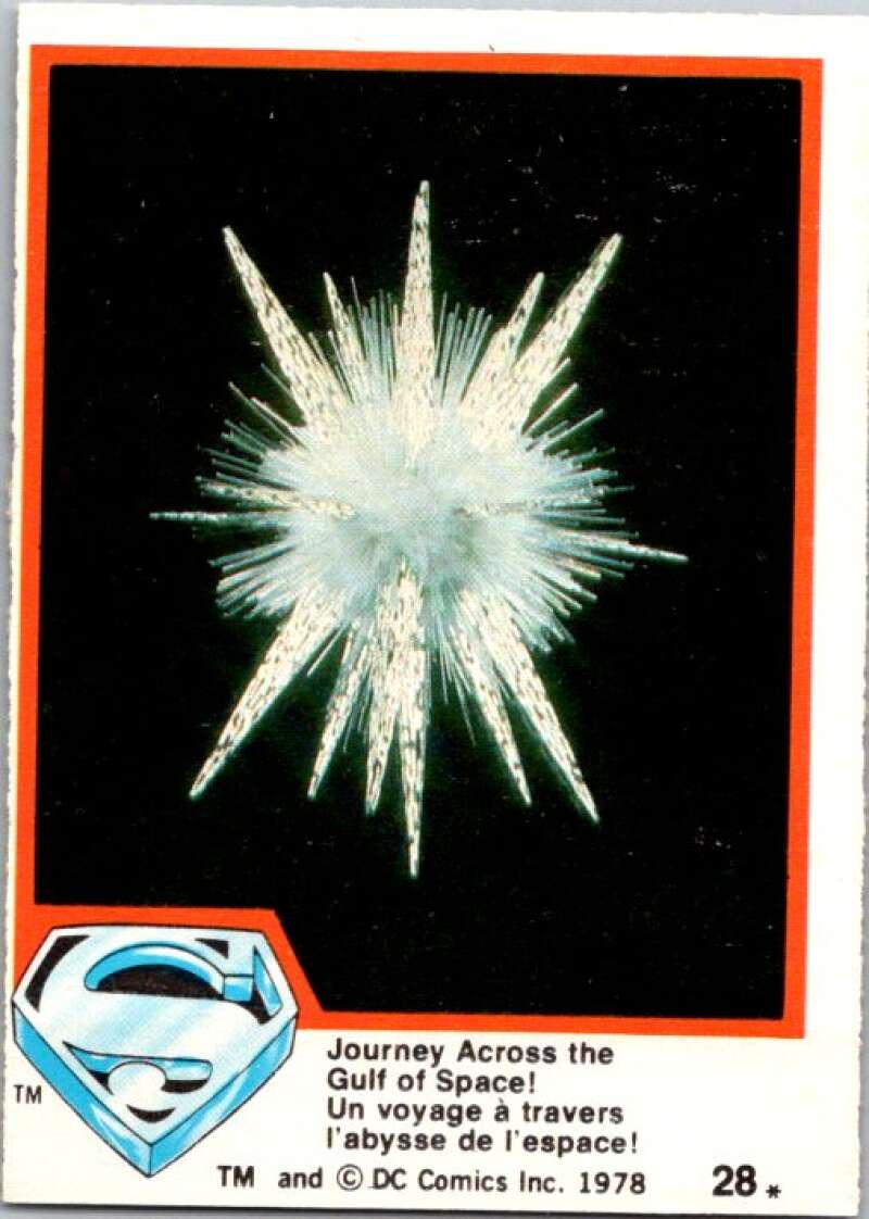 1978 OPC Superman #28 Journey Across the Gulf of Space!   V51753 Image 1