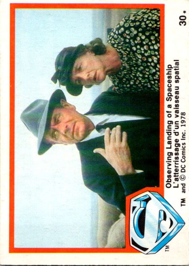 1978 OPC Superman #30 Observing Landing of a Spaceship   V51759 Image 1