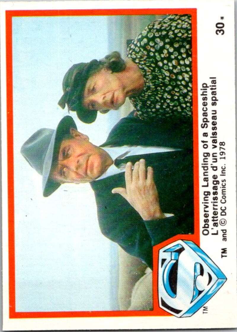 1978 OPC Superman #30 Observing Landing of a Spaceship   V51760 Image 1