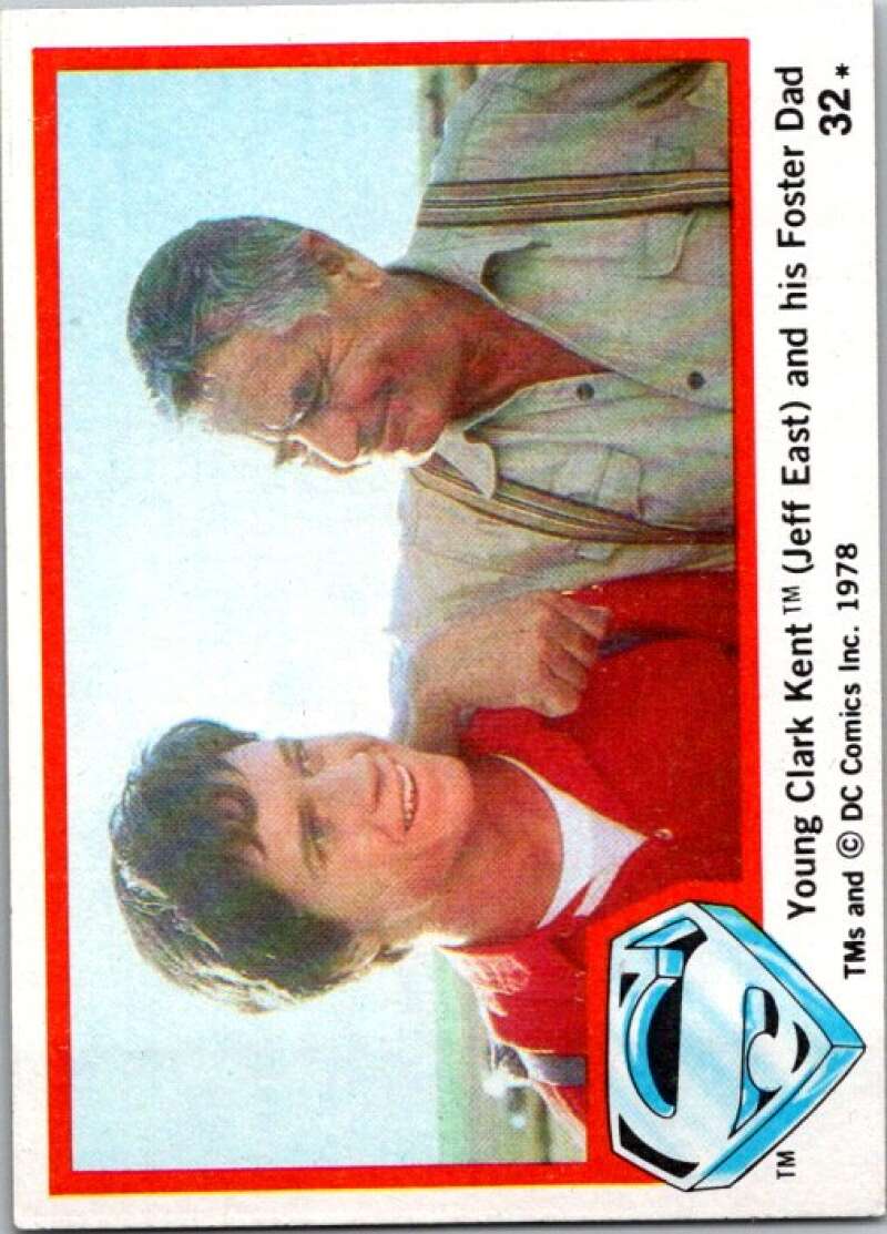 1978 Topps Superman #32 Young Kent and his Foster Dad   V51772 Image 1