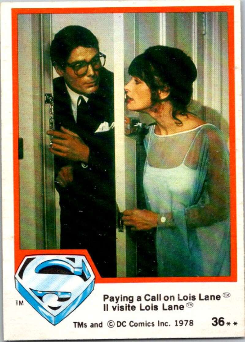 1978 OPC Superman #36 Paying a Call on Lois Lane   V51790 Image 1