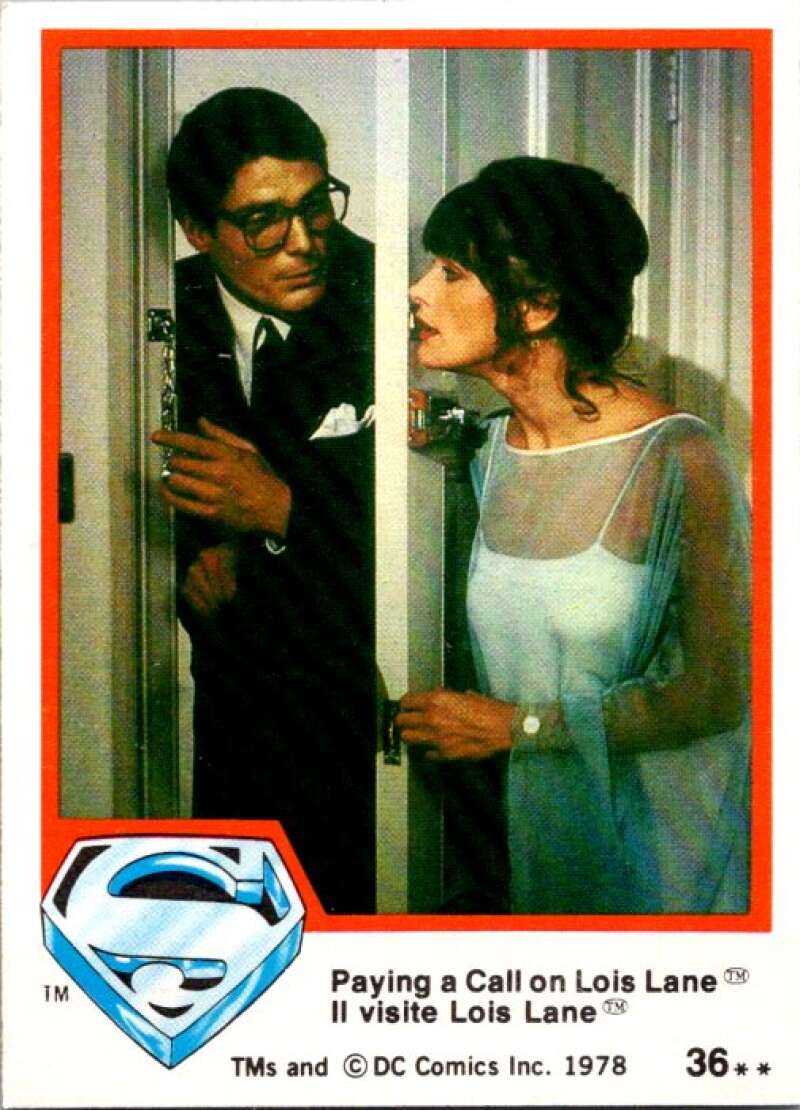 1978 OPC Superman #36 Paying a Call on Lois Lane   V51791 Image 1