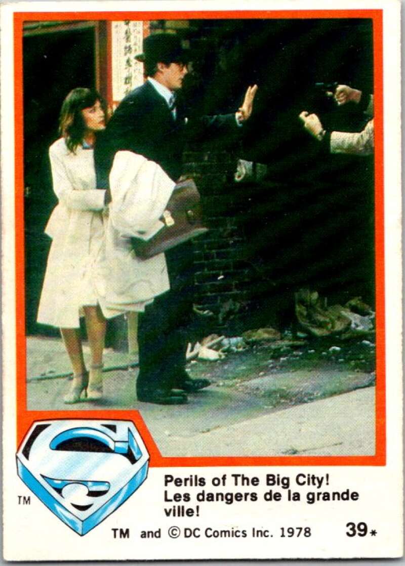 1978 OPC Superman #39 Perils of The Big City!   V51806 Image 1