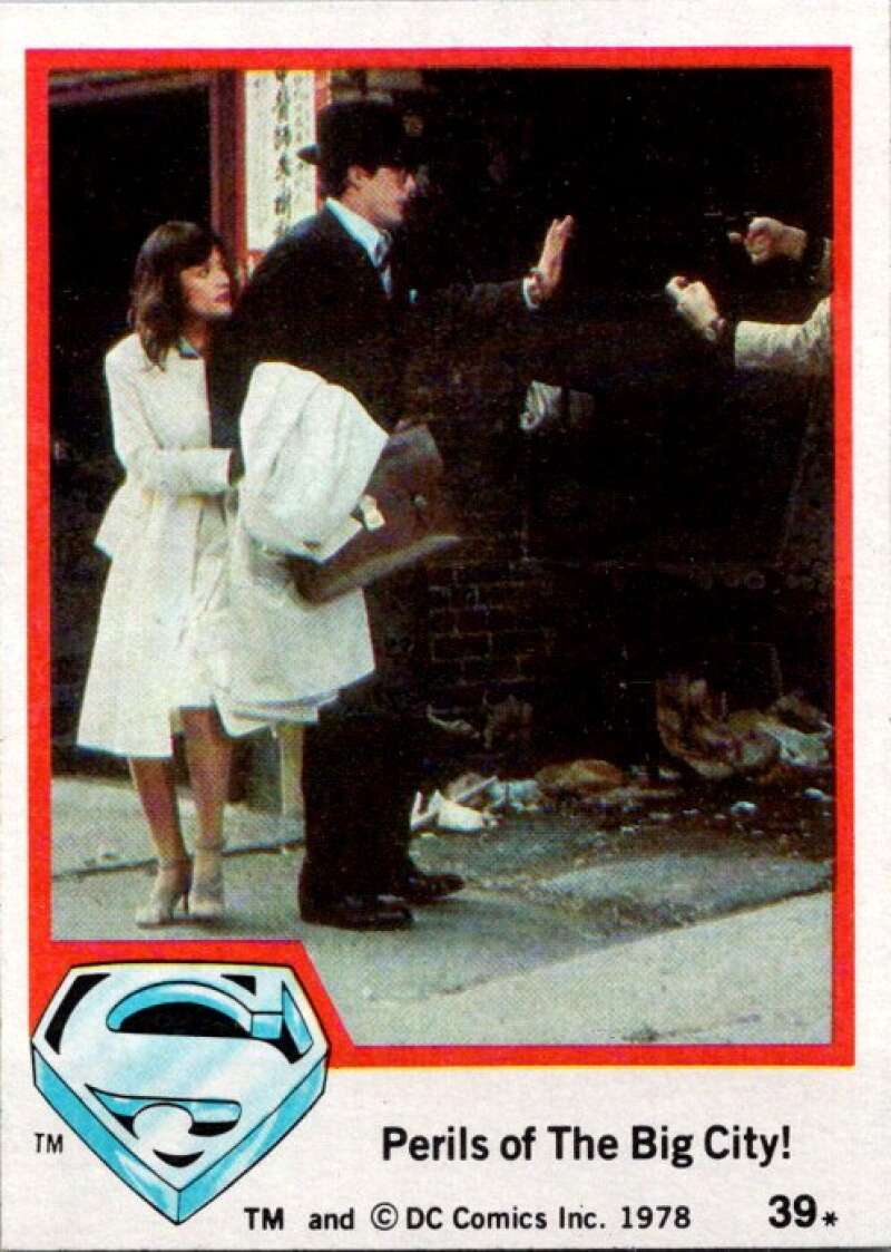 1978 Topps Superman #39 Perils of The Big City!   V51808 Image 1