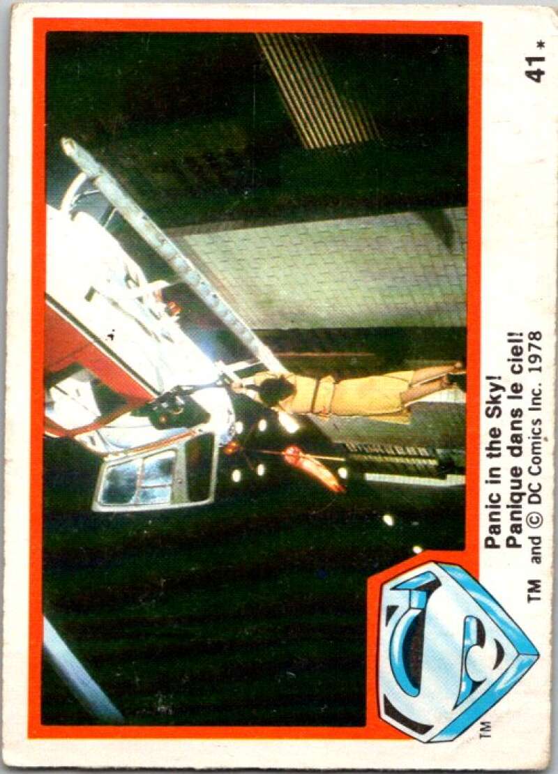 1978 OPC Superman #41 Panic In the Sky!   V51810 Image 1