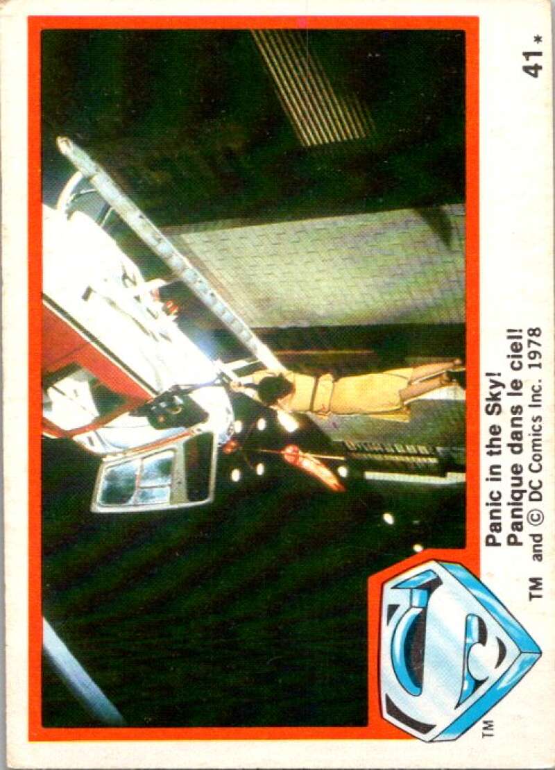 1978 OPC Superman #41 Panic In the Sky!   V51811 Image 1