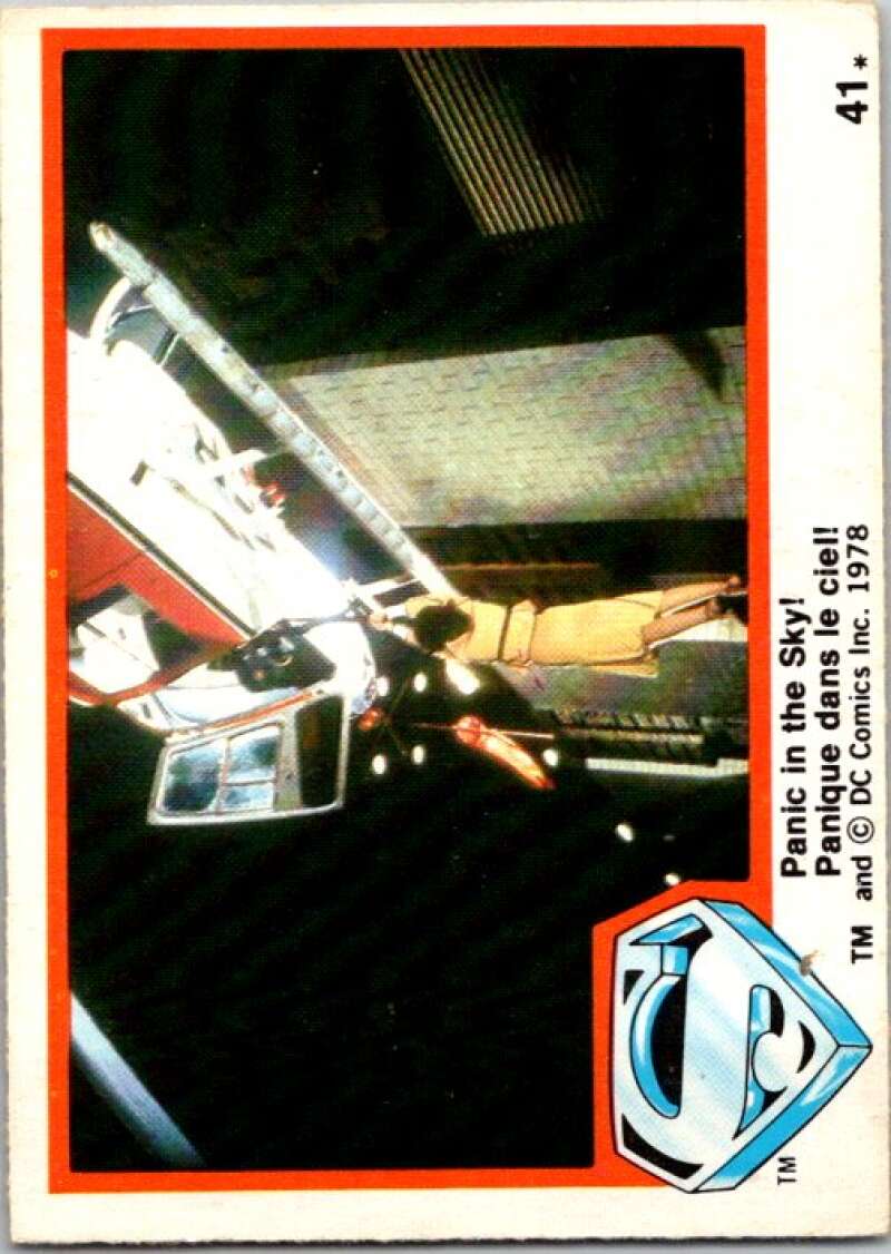 1978 OPC Superman #41 Panic In the Sky!   V51812 Image 1