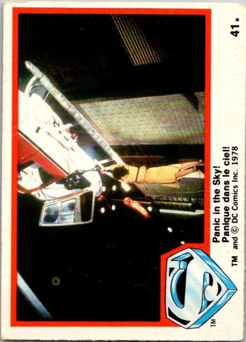 1978 OPC Superman #41 Panic In the Sky!   V51813 Image 1