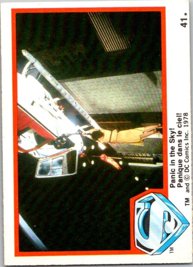 1978 OPC Superman #41 Panic In the Sky!   V51814 Image 1