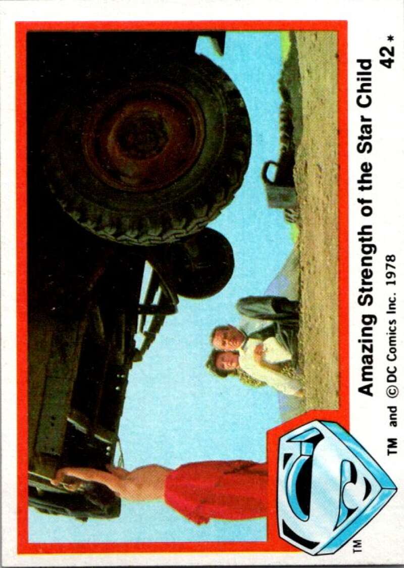 1978 Topps Superman #42 Amazing Strength of Star Child   V51820 Image 1