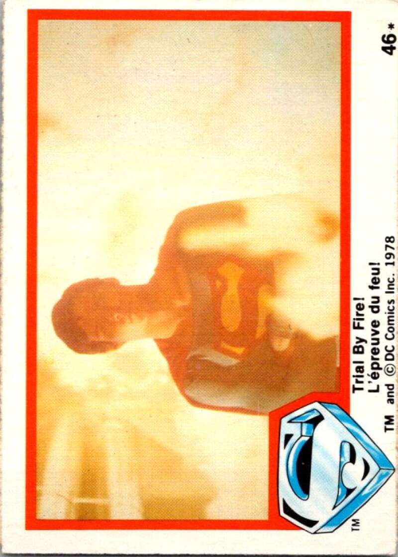1978 OPC Superman #46 Trial By Fire!   V51842 Image 1