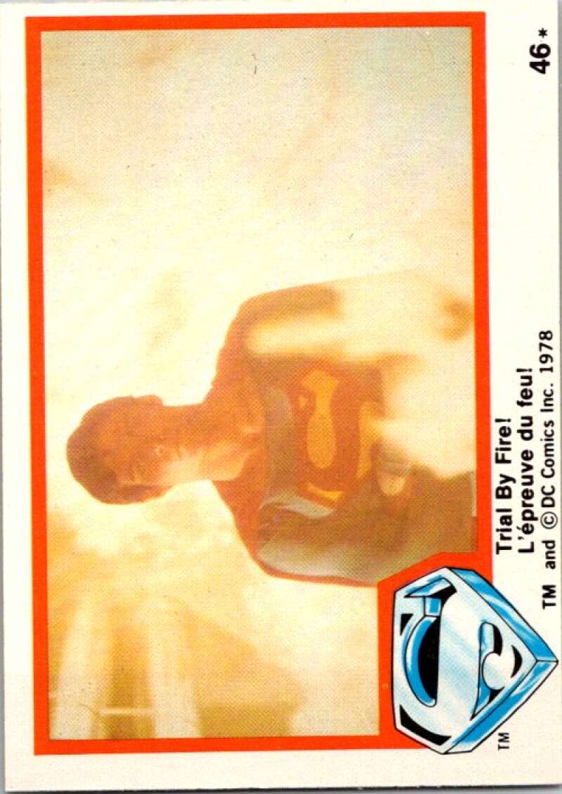 1978 OPC Superman #46 Trial By Fire!   V51843 Image 1