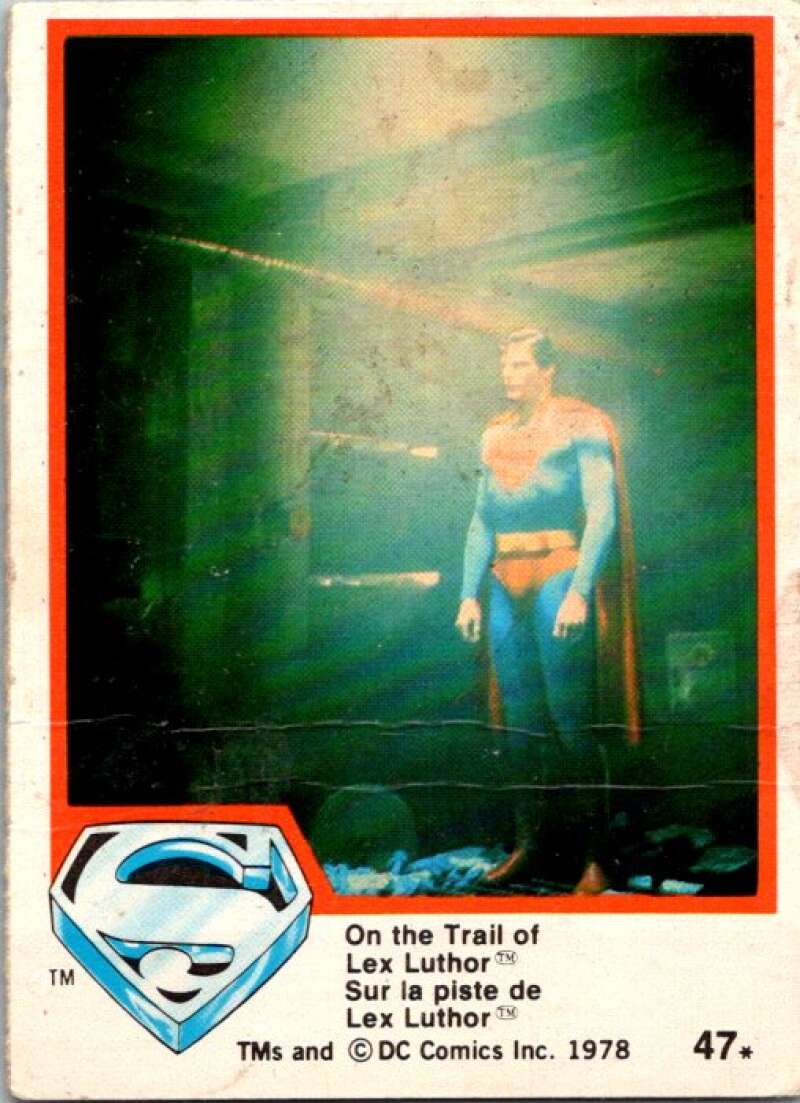 1978 OPC Superman #47 On the Trail of Lex Luthor   V51845 Image 1