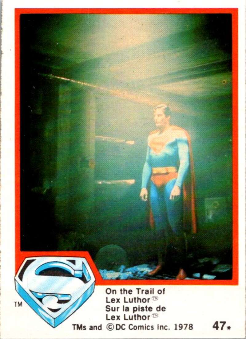 1978 OPC Superman #47 On the Trail of Lex Luthor   V51848 Image 1