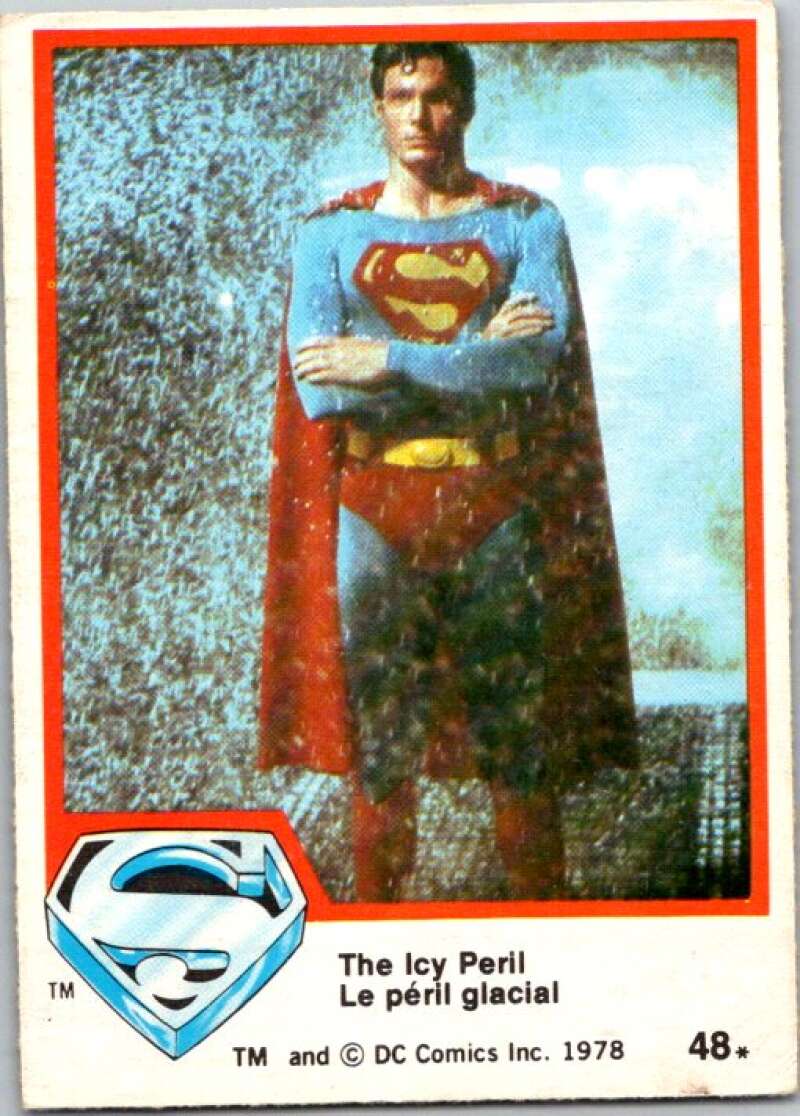 1978 OPC Superman #48 The Icy Peril   V51850 Image 1