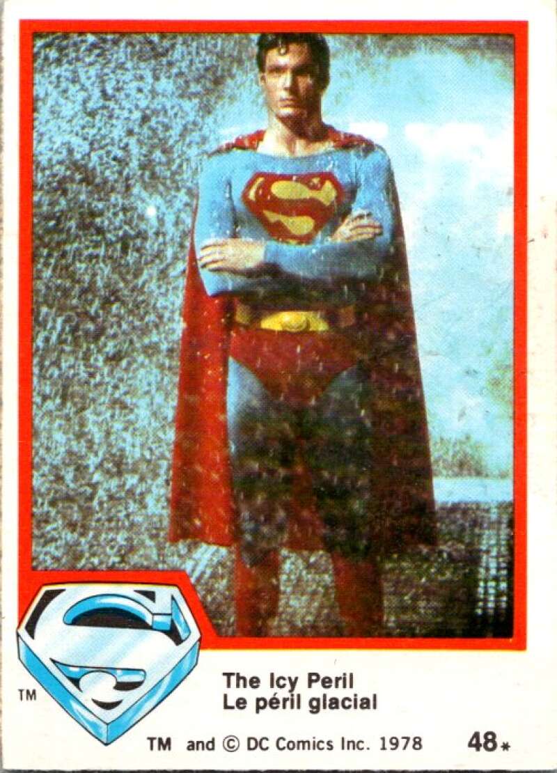 1978 OPC Superman #48 The Icy Peril   V51852 Image 1