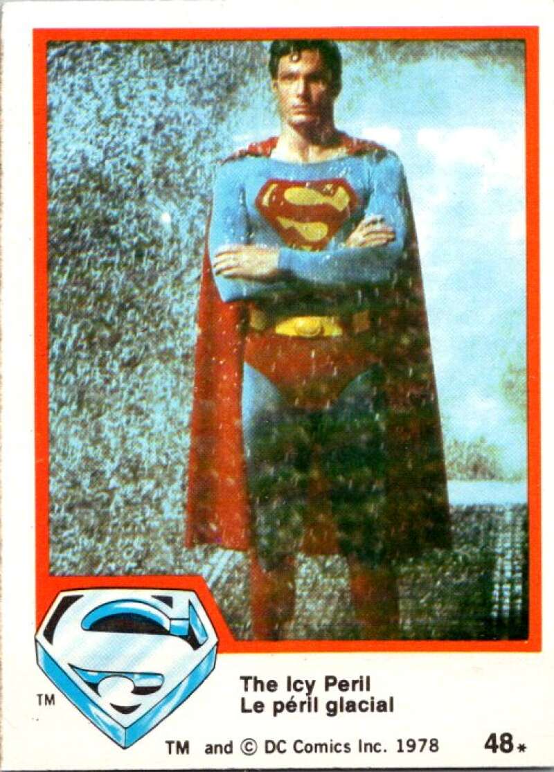 1978 OPC Superman #48 The Icy Peril   V51853 Image 1