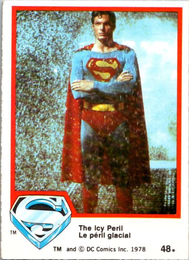 1978 OPC Superman #48 The Icy Peril   V51854 Image 1