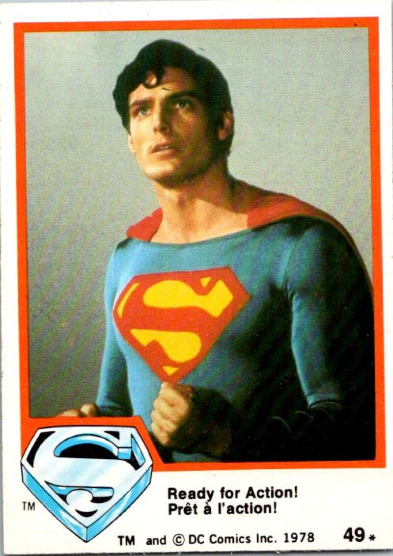 1978 OPC Superman #49 Ready for Action!   V51857 Image 1
