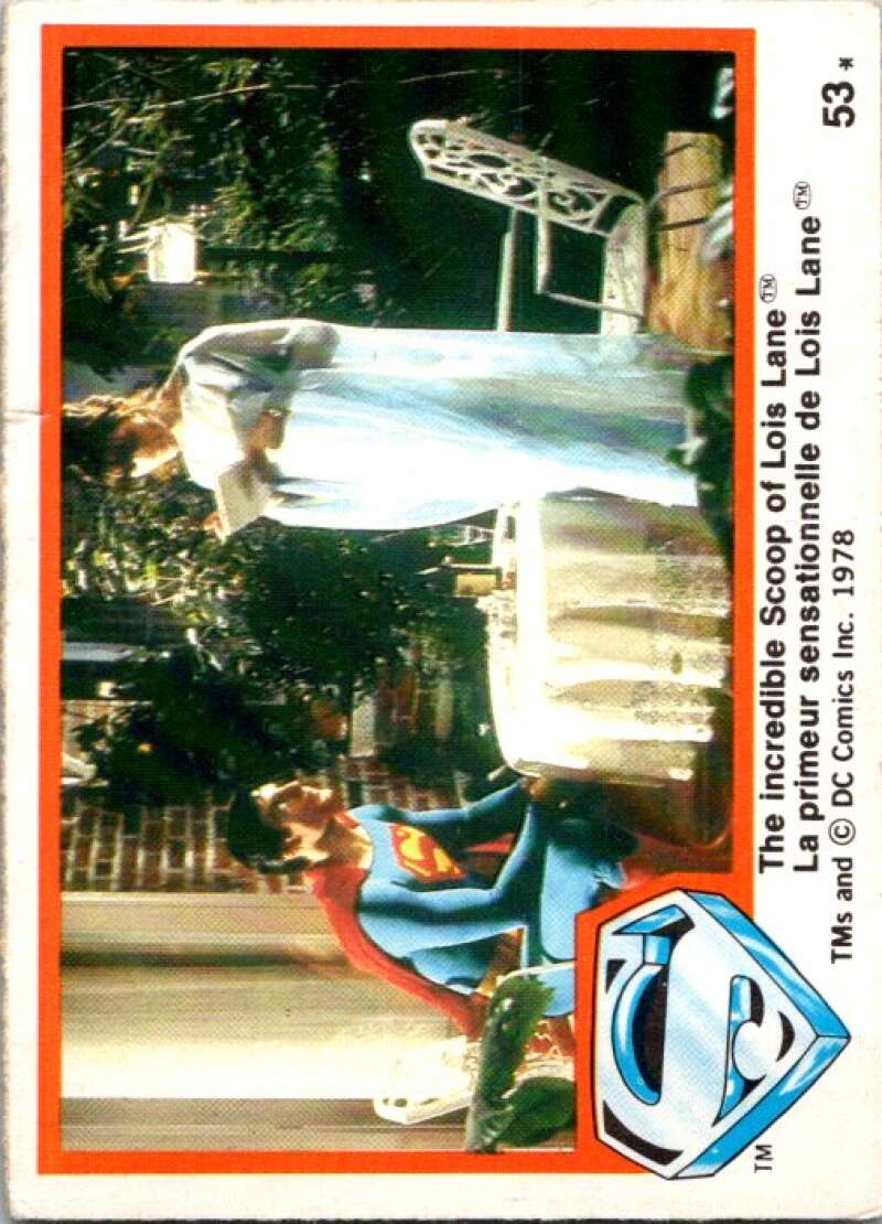 1978 OPC Superman #53 The incredible Scoop of Lois V51869 Image 1