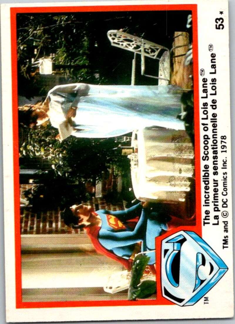 1978 OPC Superman #53 The incredible Scoop of Lois V51872 Image 1