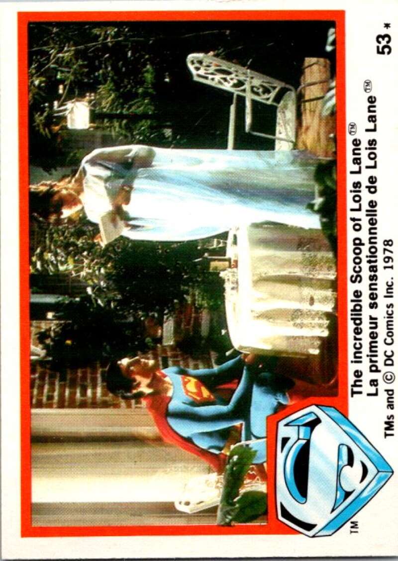 1978 OPC Superman #53 The incredible Scoop of Lois V51873 Image 1