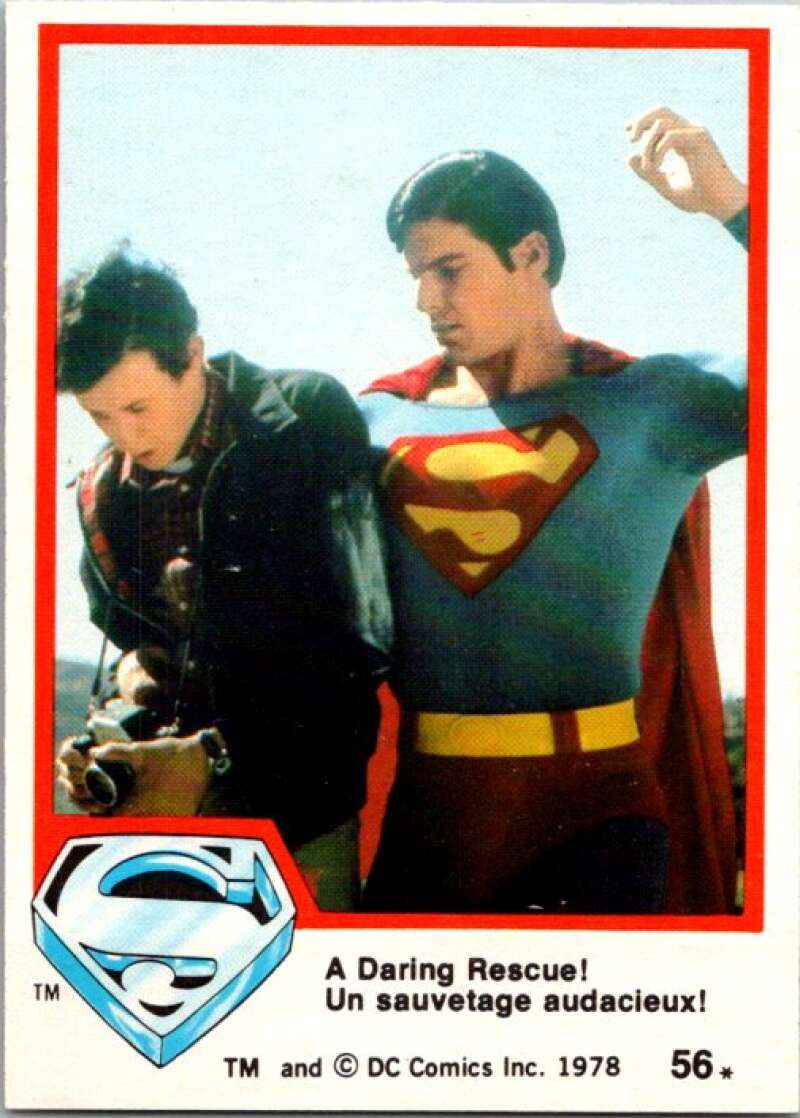 1978 OPC Superman #56 A Daring Rescue!   V51883 Image 1