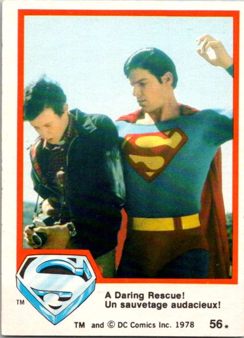 1978 OPC Superman #56 A Daring Rescue!   V51886 Image 1