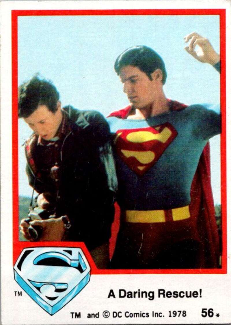1978 Topps Superman #56 A Daring Rescue!   V51887 Image 1