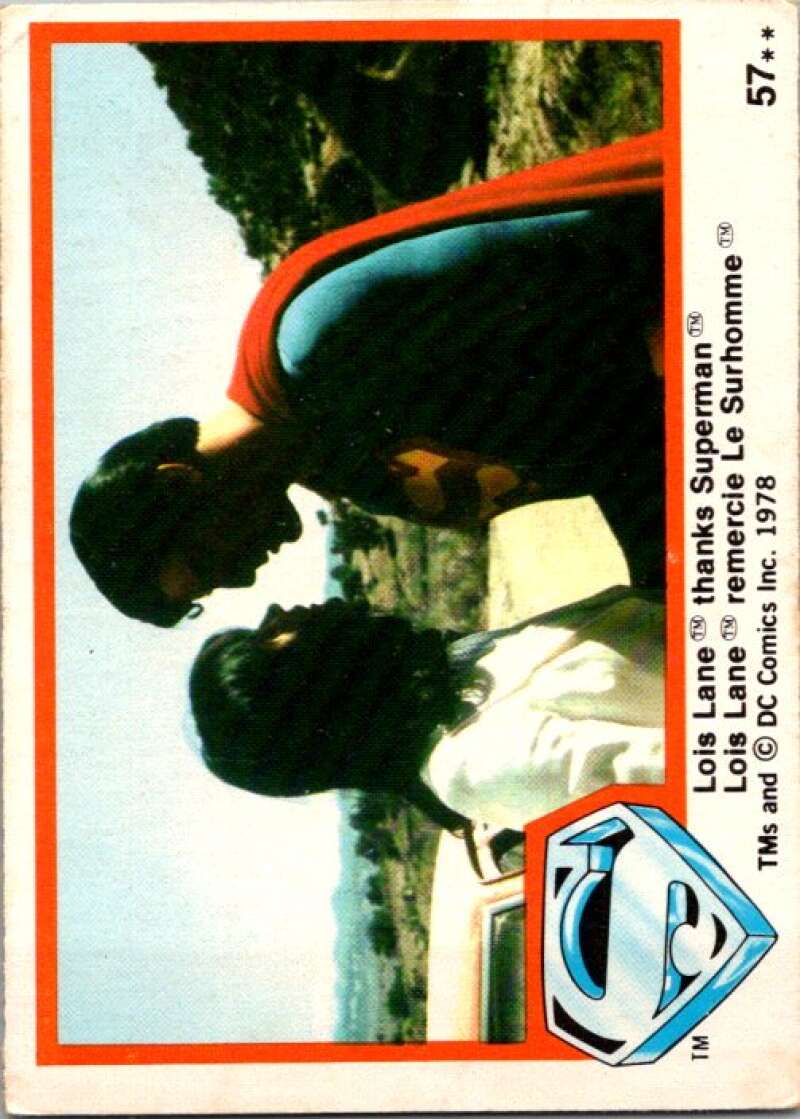1978 OPC Superman #57 Lois Lane thanks Superman   V51890 Image 1