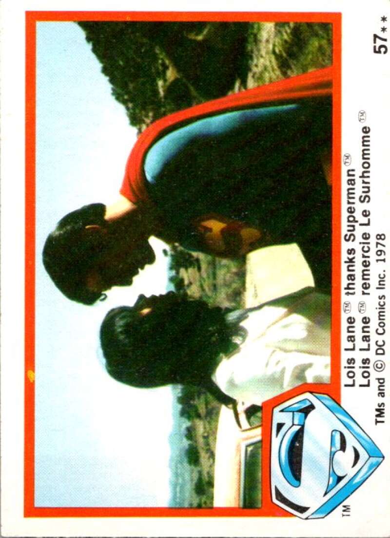 1978 OPC Superman #57 Lois Lane thanks Superman   V51892 Image 1