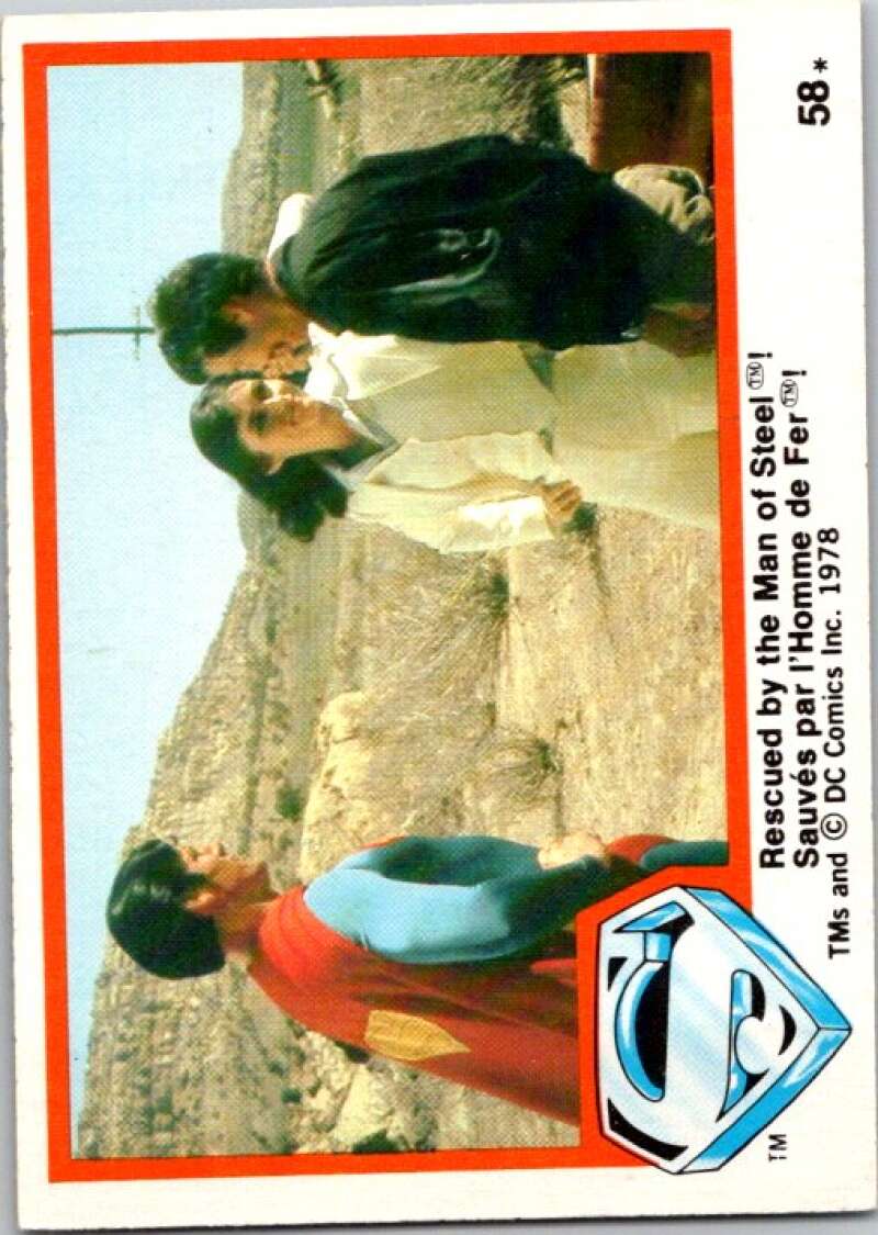 1978 OPC Superman #58 Rescued by the Man of Steel!   V51897 Image 1