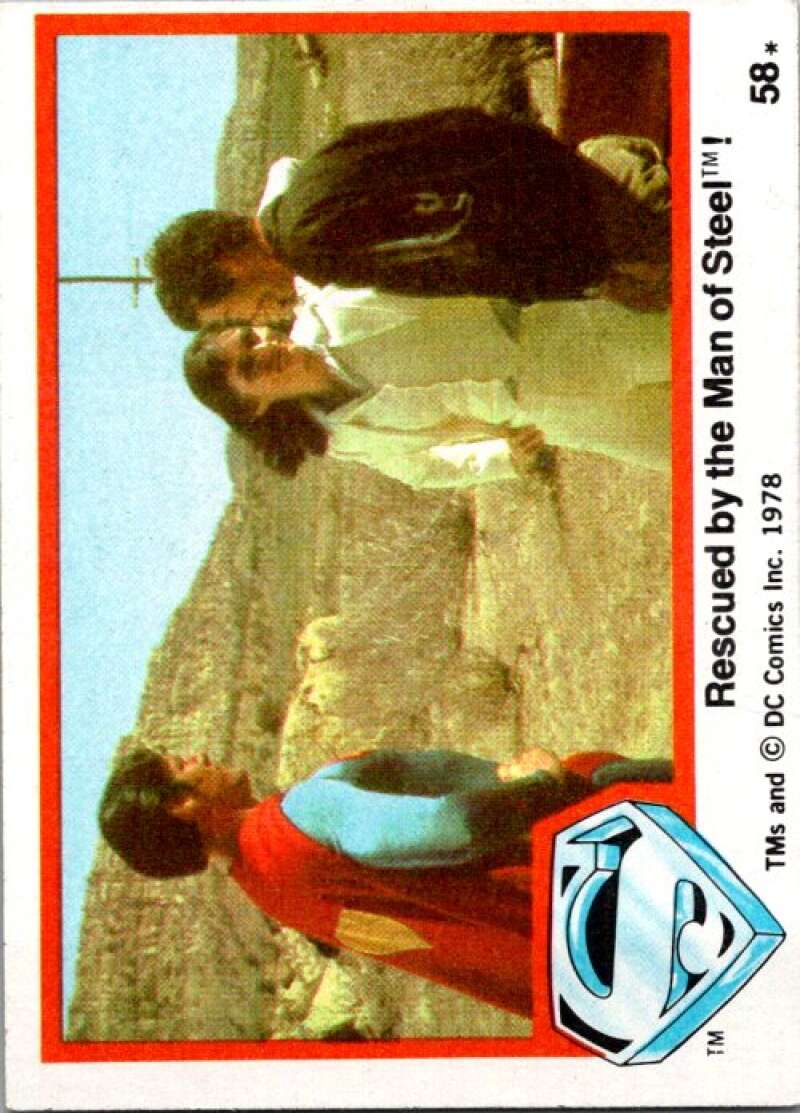 1978 Topps Superman #58 Rescued by the Man of Steel!   V51899 Image 1