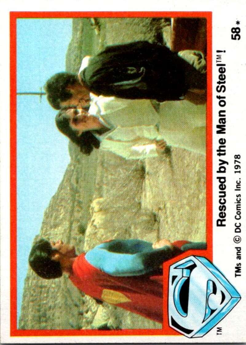 1978 Topps Superman #58 Rescued by the Man of Steel!   V51900 Image 1