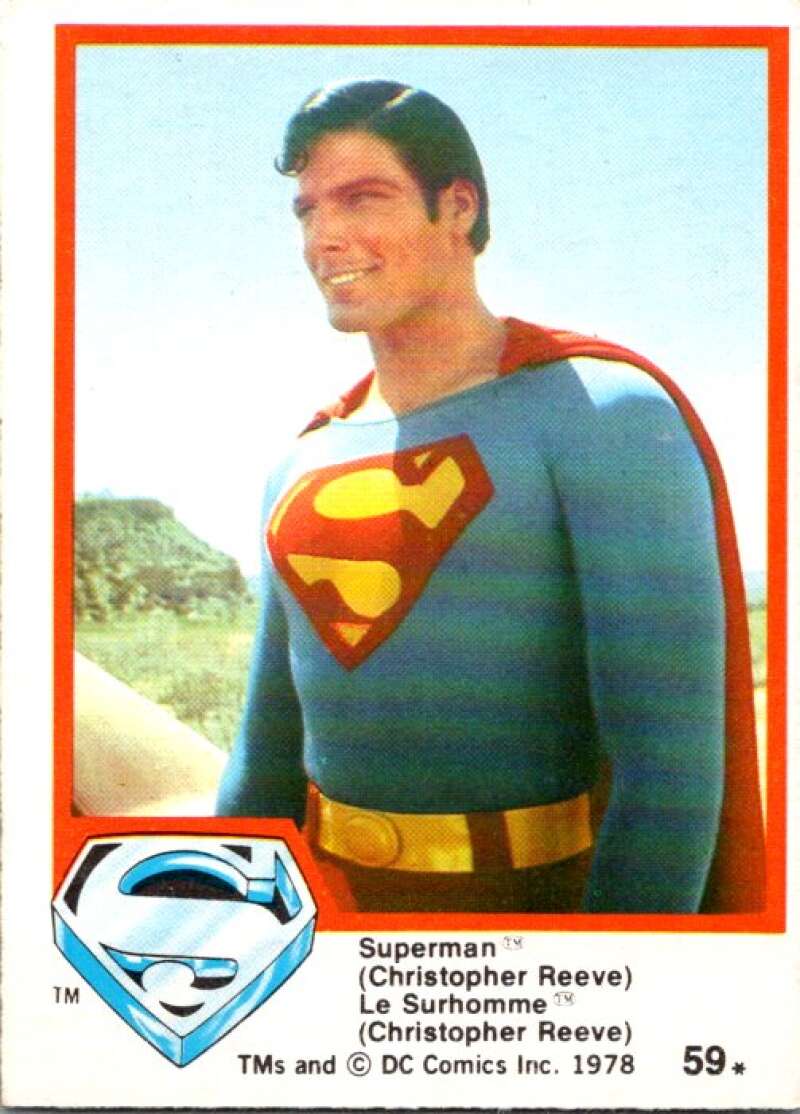 1978 OPC Superman #59 Superman Christopher Reeve   V51901 Image 1