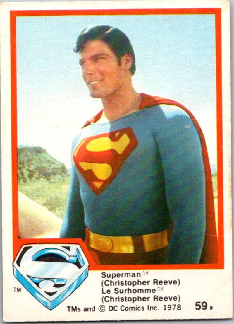 1978 OPC Superman #59 Superman Christopher Reeve   V51903 Image 1