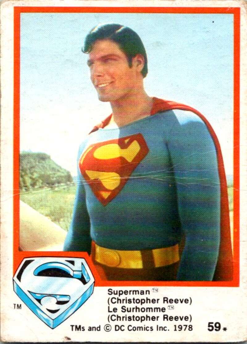 1978 OPC Superman #59 Superman Christopher Reeve   V51904 Image 1