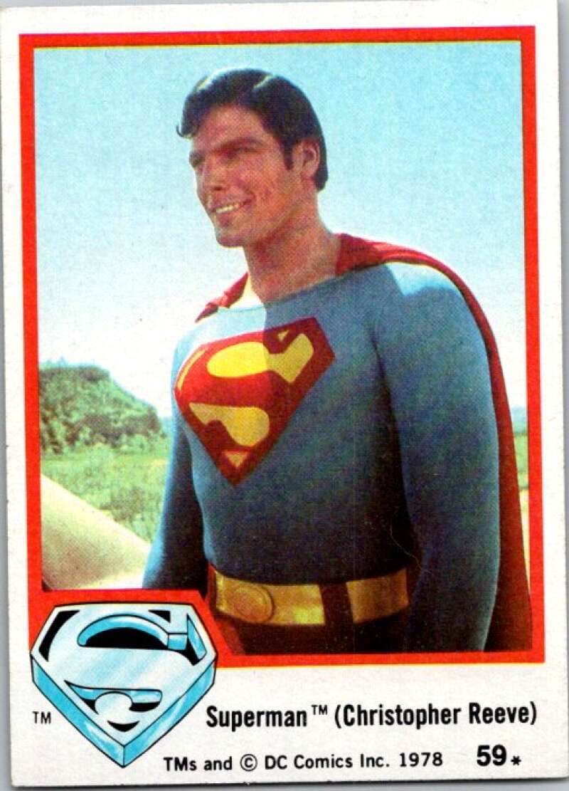 1978 Topps Superman #59 Superman Christopher Reeve   V51905 Image 1