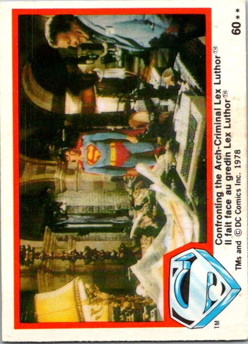 1978 OPC Superman #60 Confronting the Criminal Lex Luthor   V51909 Image 1