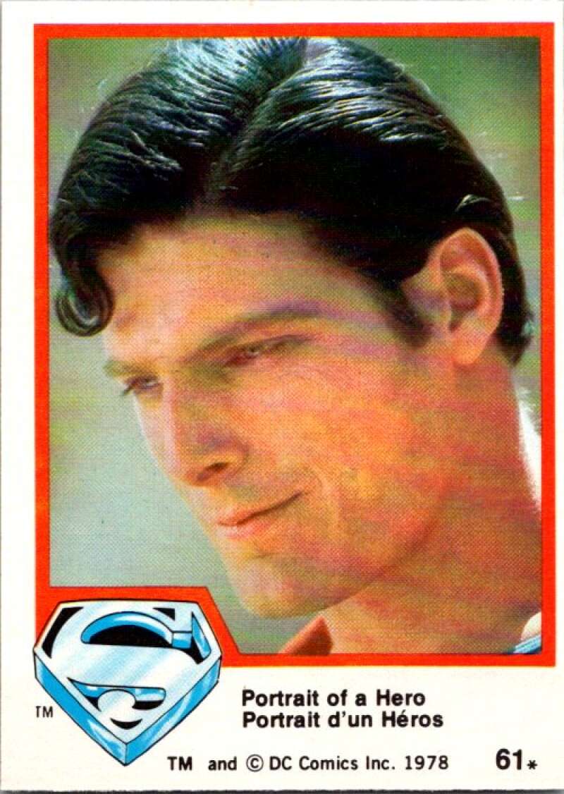 1978 OPC Superman #61 Portrait of a Hero   V51913 Image 1