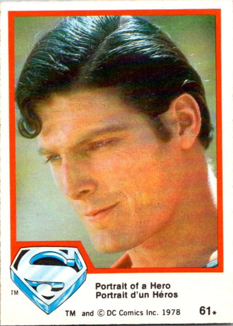 1978 OPC Superman #61 Portrait of a Hero   V51914 Image 1
