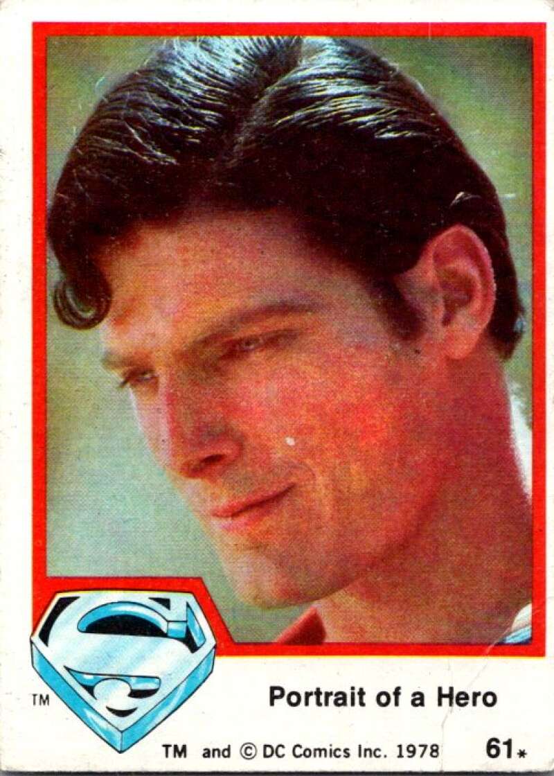 1978 Topps Superman #61 Portrait of a Hero   V51915 Image 1