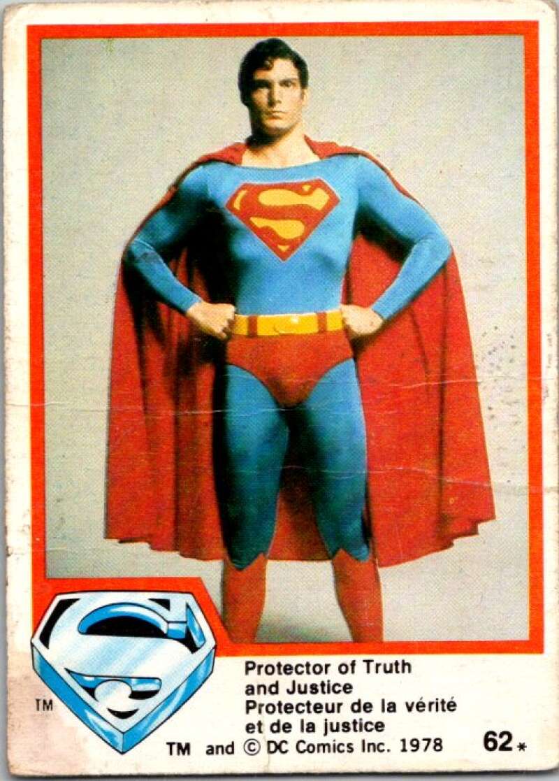 1978 OPC Superman #62 Protector of Truth and Justice   V51917 Image 1