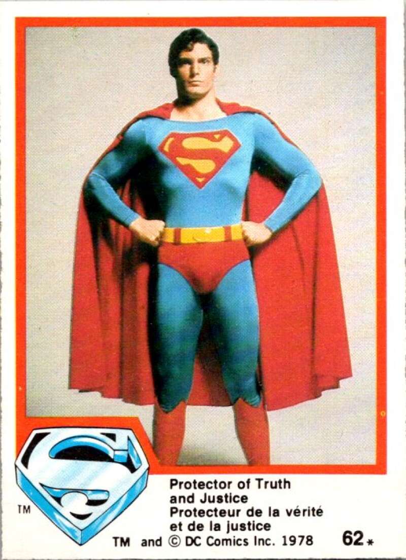 1978 OPC Superman #62 Protector of Truth and Justice   V51918 Image 1