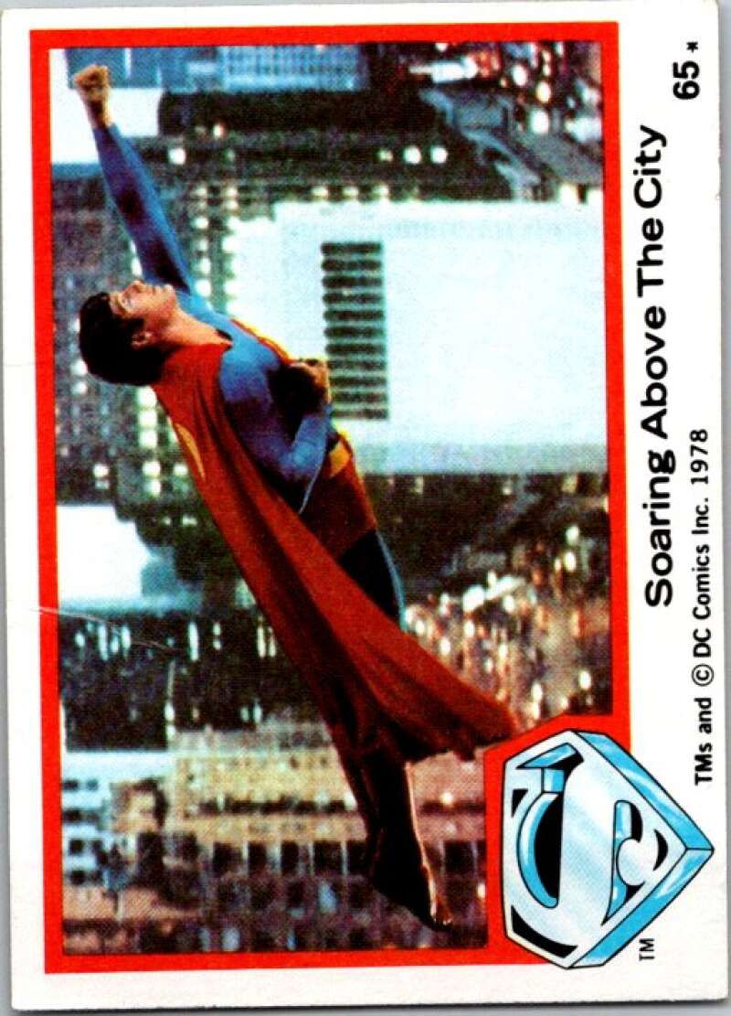 1978 Topps Superman #65 Soaring Above The City   V51926 Image 1