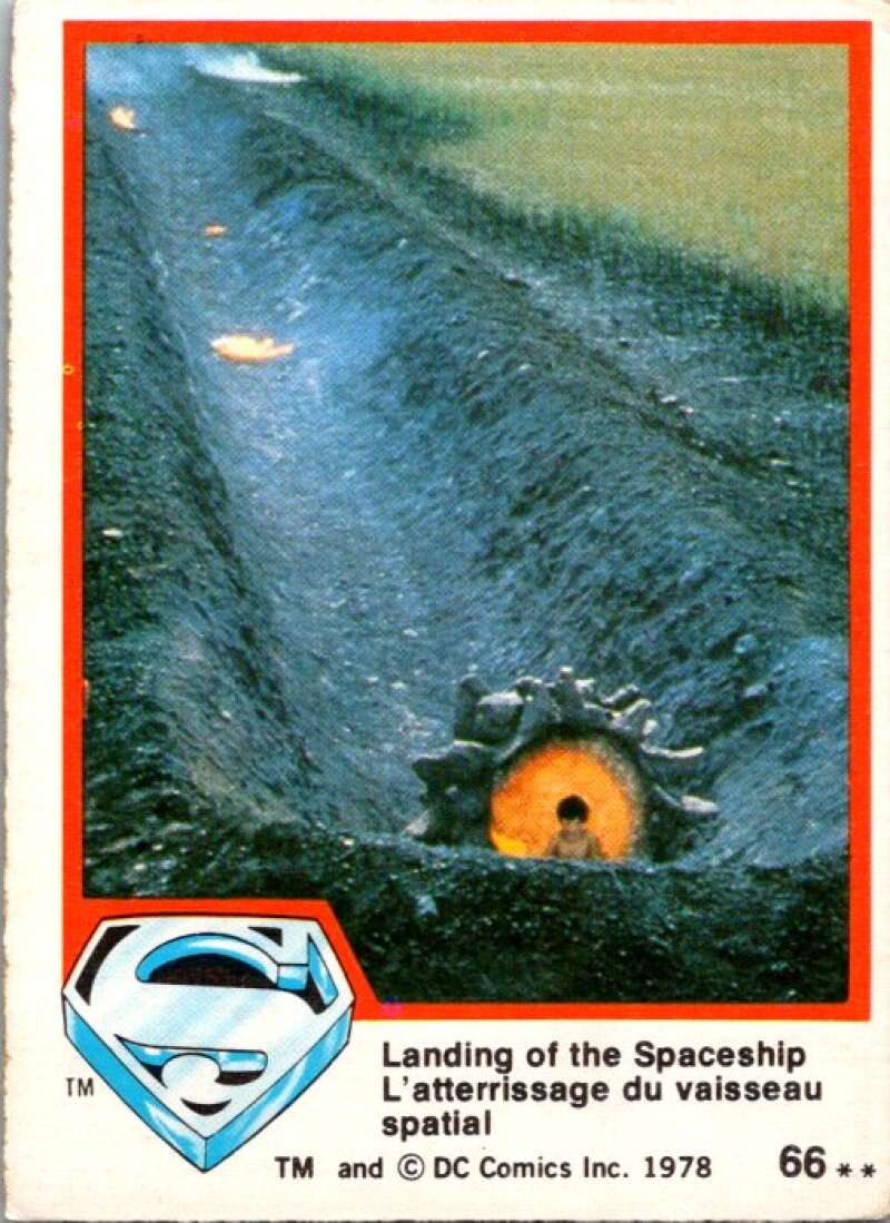 1978 OPC Superman #66 Landing of the Spaceship   V51928 Image 1